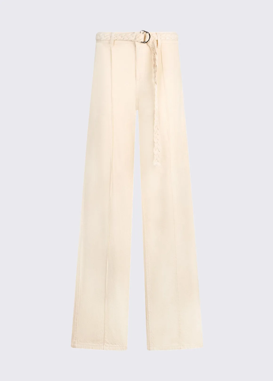 Pantaloni flare con cintura