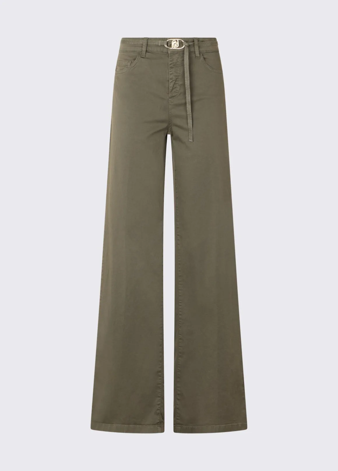 Pantaloni flare con cintura
