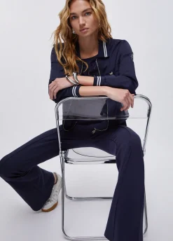 Pantaloni flare in punto milano