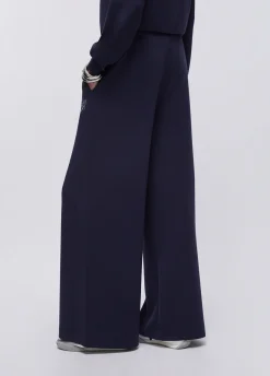 Pantaloni flare in scuba