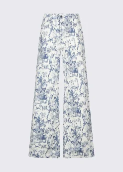 Pantaloni flare stampati