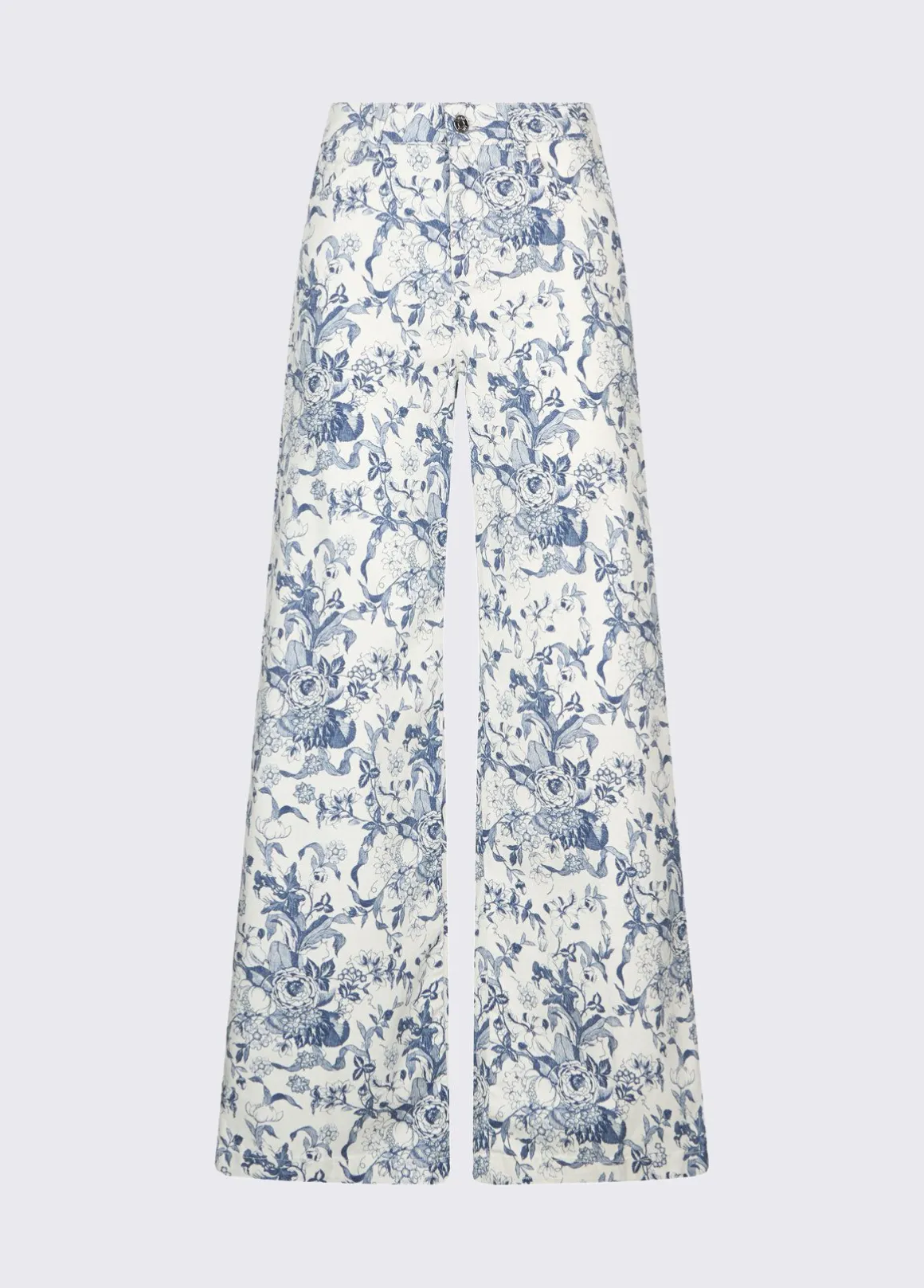 Pantaloni flare stampati