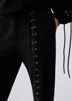 Pantaloni in felpa con stringhe
