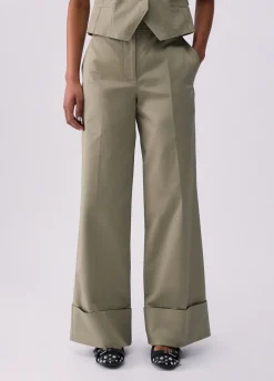 Pantaloni in gabardine