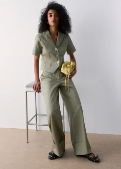 Pantaloni in gabardine