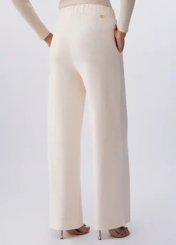 Pantaloni in jersey punto milano