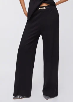 Pantaloni in jersey punto milano