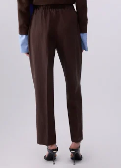 Pantaloni in misto lino