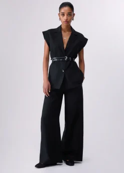 Pantaloni in misto lino