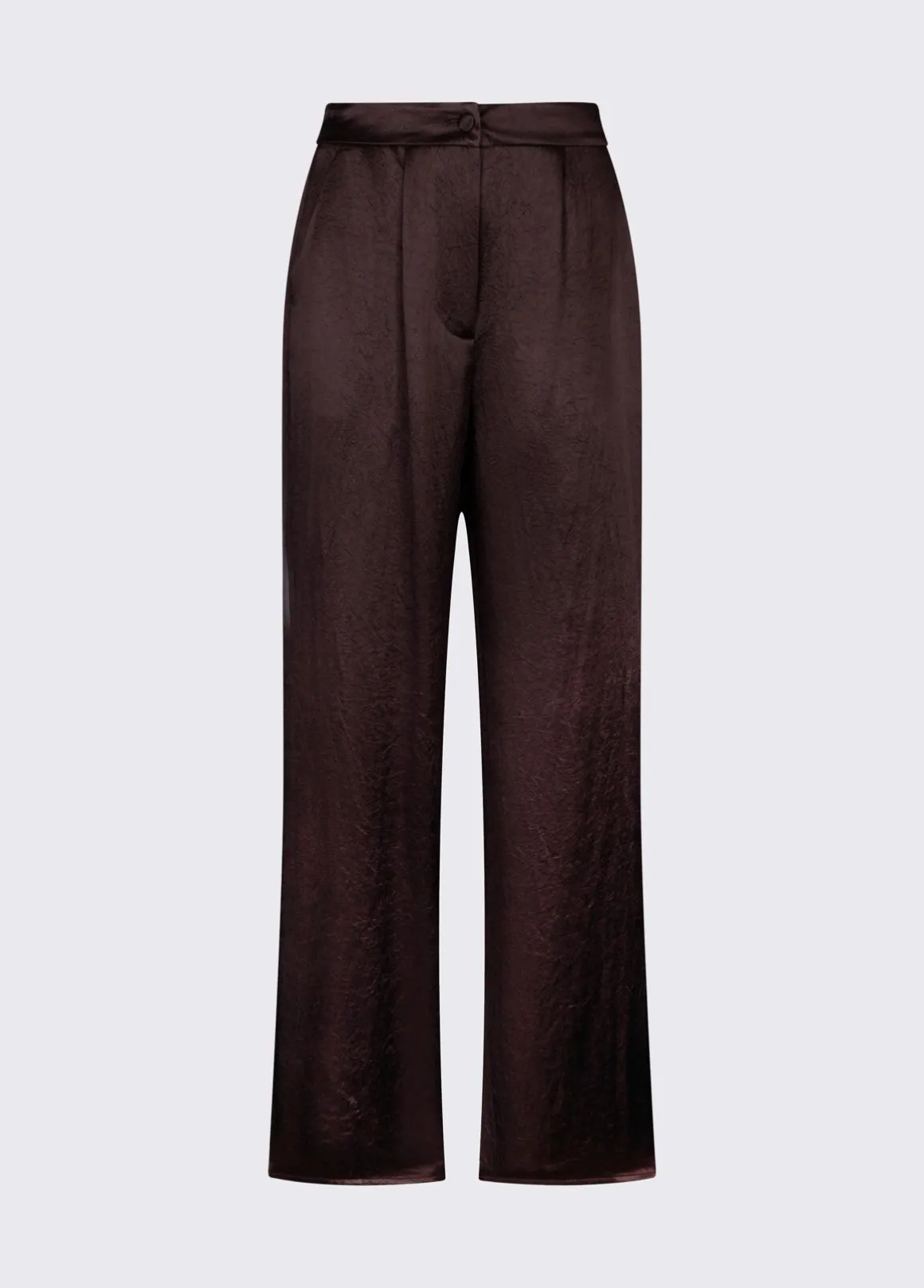 Pantaloni in raso con spacchetti