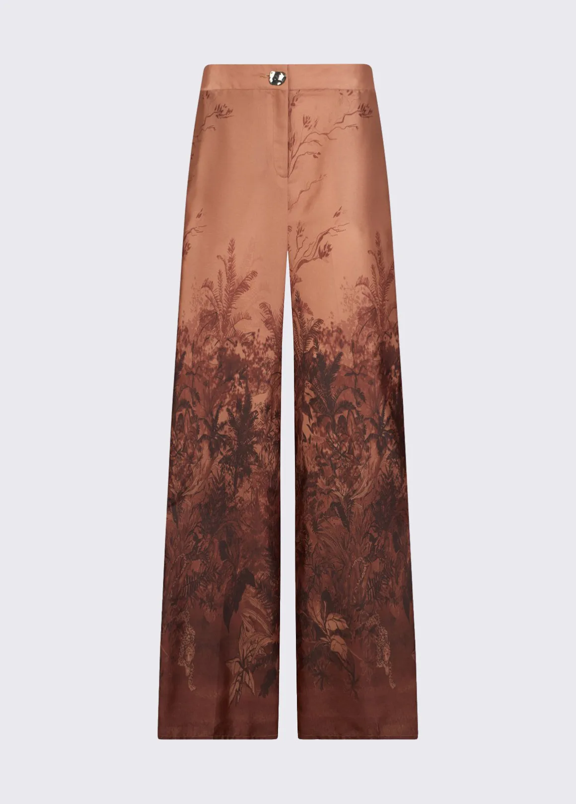 Pantaloni in twill stampato