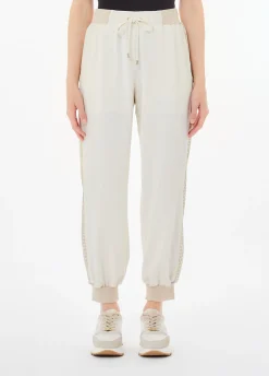 Pantaloni jogging con paillettes