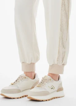 Pantaloni jogging con paillettes