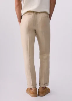 Pantaloni 100% lino