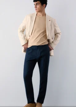 Pantaloni 100% lino