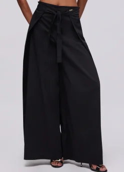 Pantaloni lunghi in popeline