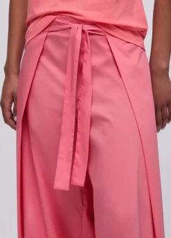 Pantaloni lunghi in popeline