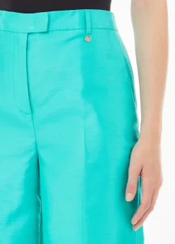 Pantaloni lunghi in shantung