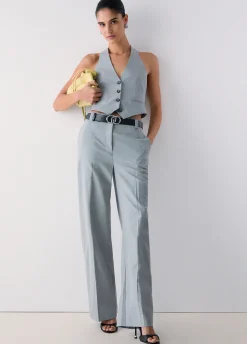 Pantaloni mélange eleganti