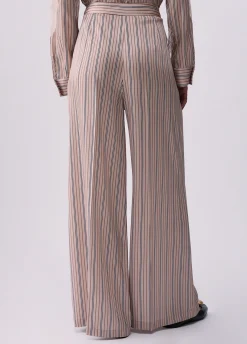 Pantaloni palazzo a righe