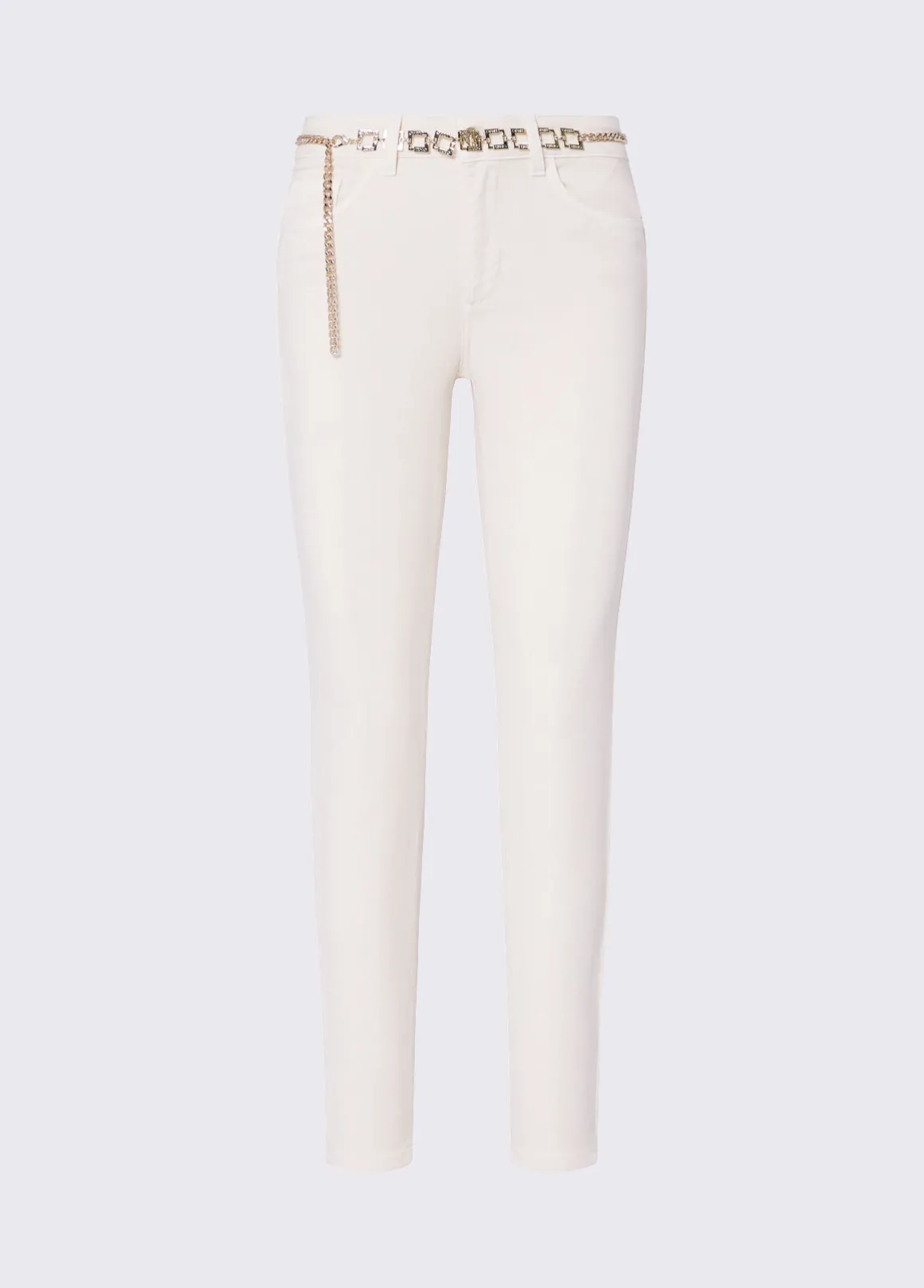 Pantaloni skinny con cintura