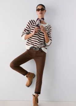 Pantaloni skinny cropped