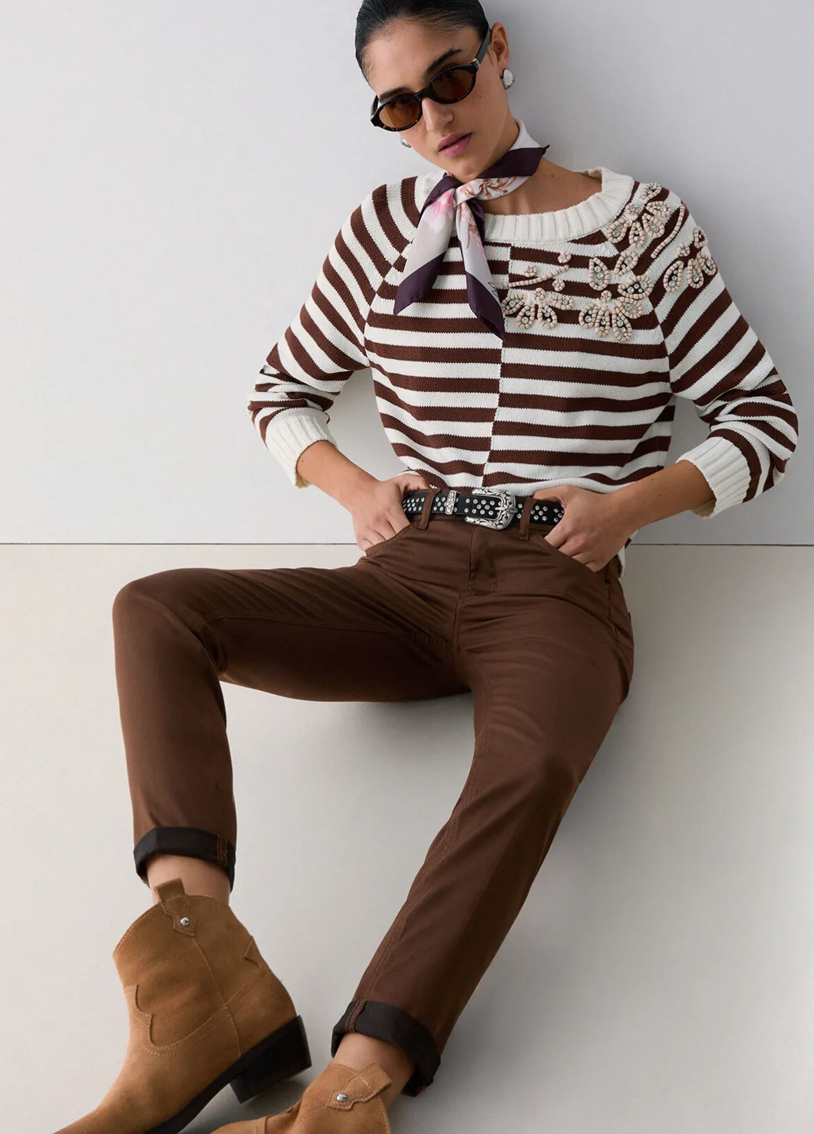 Pantaloni skinny cropped