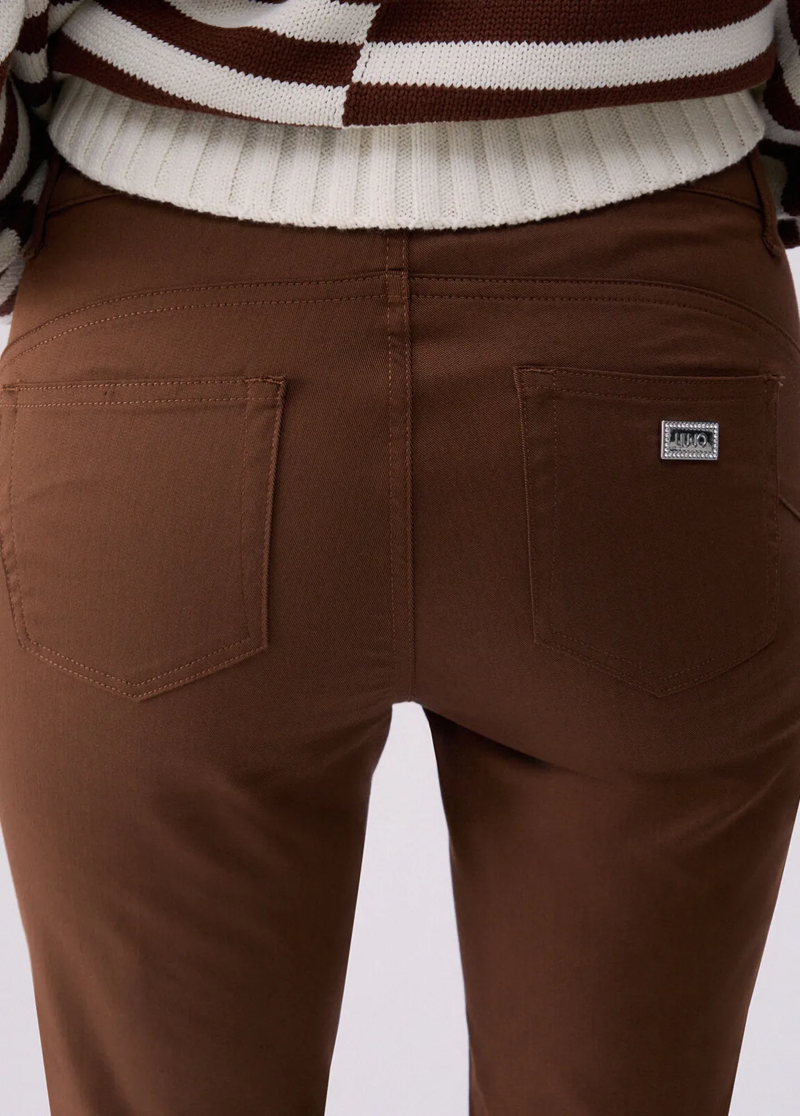 Pantaloni skinny cropped