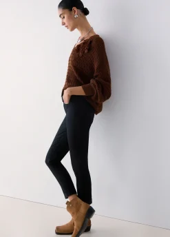 Pantaloni skinny cropped