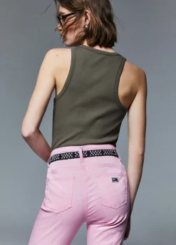 Pantaloni skinny cropped