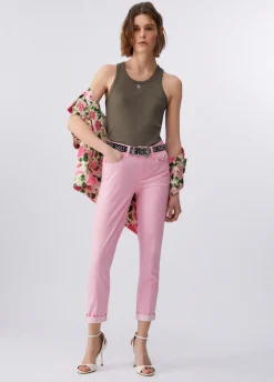 Pantaloni skinny cropped