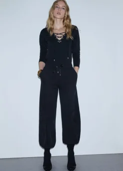 Pantaloni wide-leg