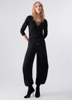 Pantaloni wide-leg