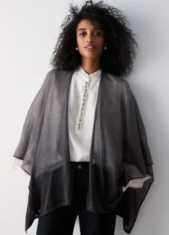 Poncho iridescente