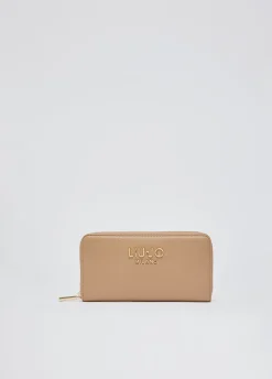 Portafoglio grande con zip