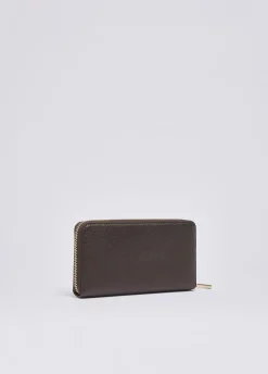 Portafoglio grande con zip