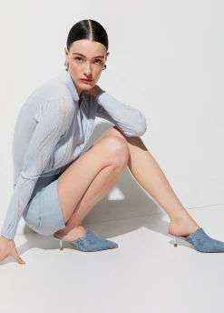 Sabot in denim