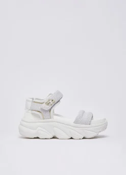Sandali chuncky con in suede