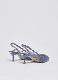 Slingback full strass
