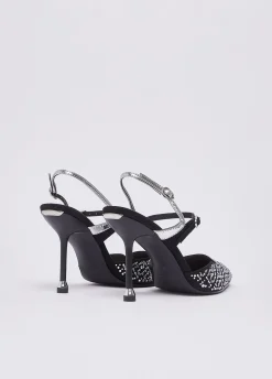 Slingback full strass