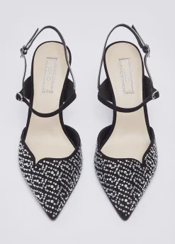 Slingback full strass