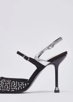 Slingback full strass