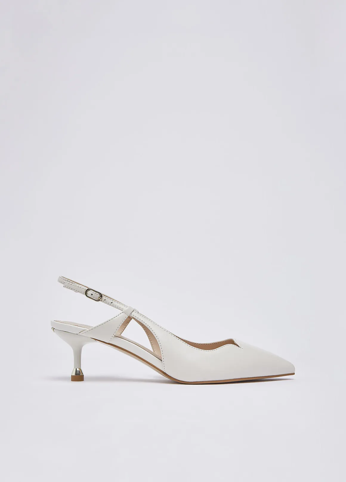 Slingback in nappa