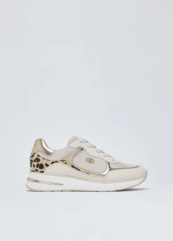 Sneakers con dettaglio animalier