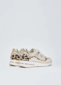 Sneakers con dettaglio animalier