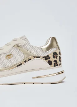 Sneakers con dettaglio animalier