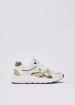 Sneakers con dettaglio animalier