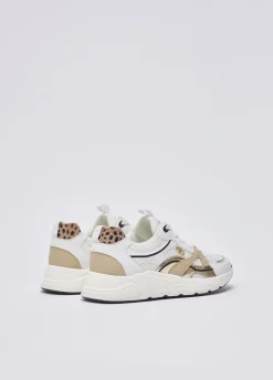Sneakers con dettaglio animalier