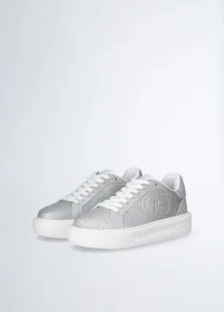 Sneakers con glitter dégradé