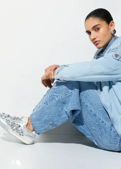 Sneakers con maxi paillettes
